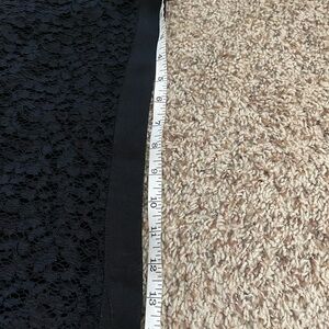 Rebecca Taylor pleaded lace skirt Black Size 6 $495 NEW with out tag